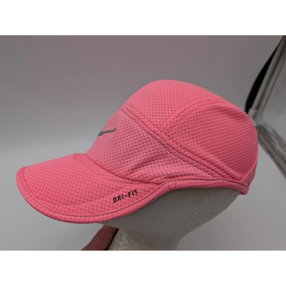 Vintage Nike Tailwind Hat Neon Hot Pink 7 Panel Drifit Daybreak